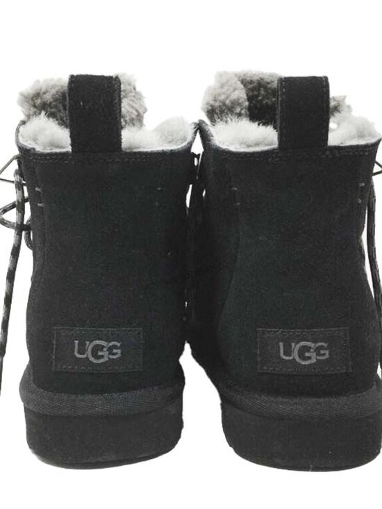 Ugg Dune Mini Shearling Boots Black Size 9 New in Box Men